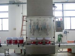 全自動18升塑料圓桶3頭稱重灌裝機GZ-18PR-3